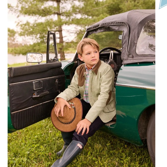 Bella Bliss Green and Brown Checkered Jacket Wool Excellent Condition! - Picture 2 of 5